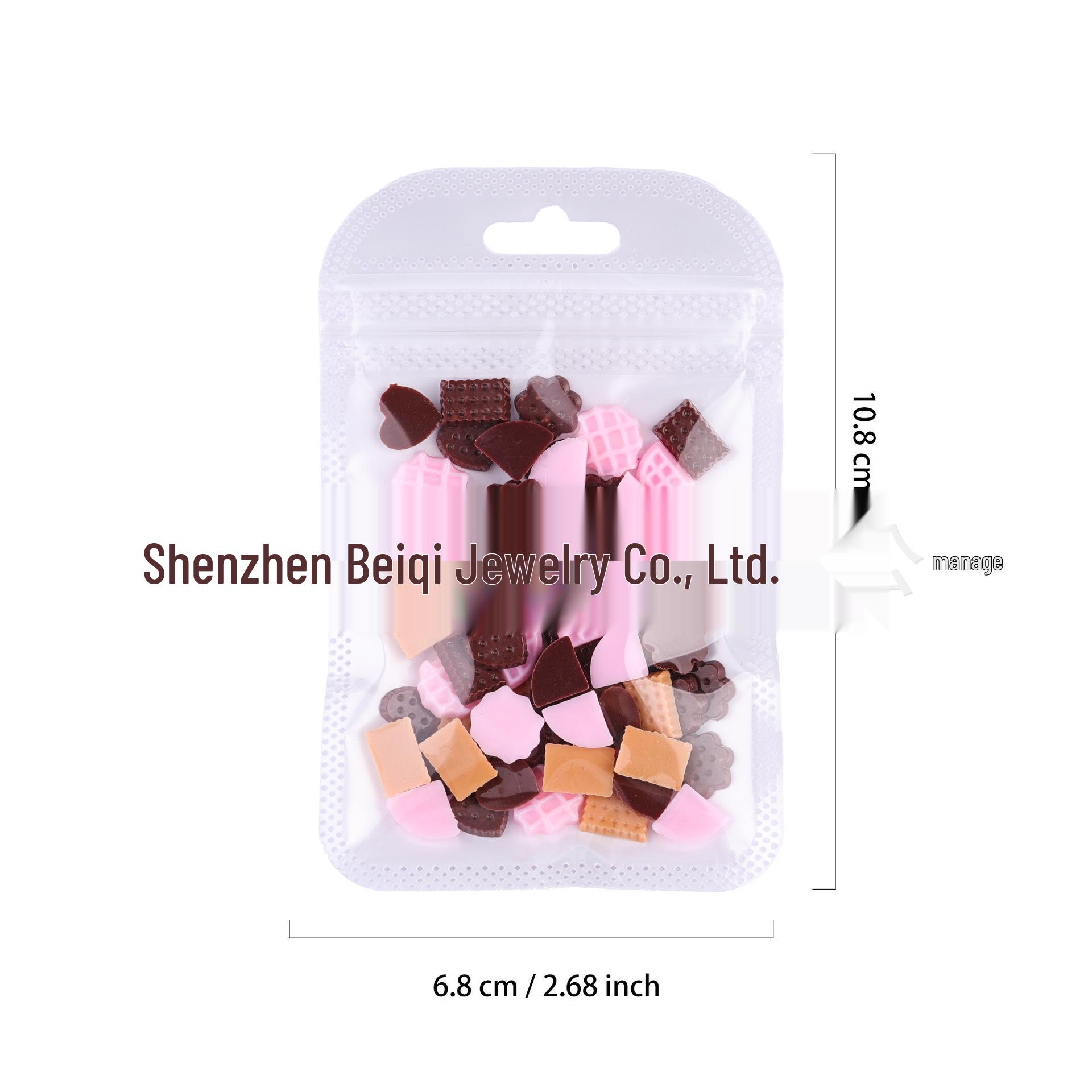 Resin 3D Cartoon Waffle Nail Art & Phone Case Accessories Dark Brown Heart - 1 pc
Resin 3D Cartoon Waffle Nail Art & Phone Case Accessories Dark Brown Heart - 1 pc