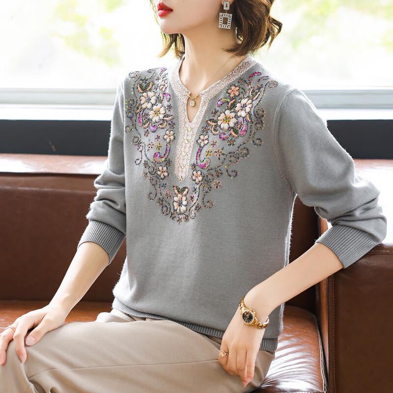 Женский весенний вязаный топ с вышивкой, с длинным рукавом 2XL
Женский весенний вязаный топ с вышивкой, с длинным рукавом 2XL