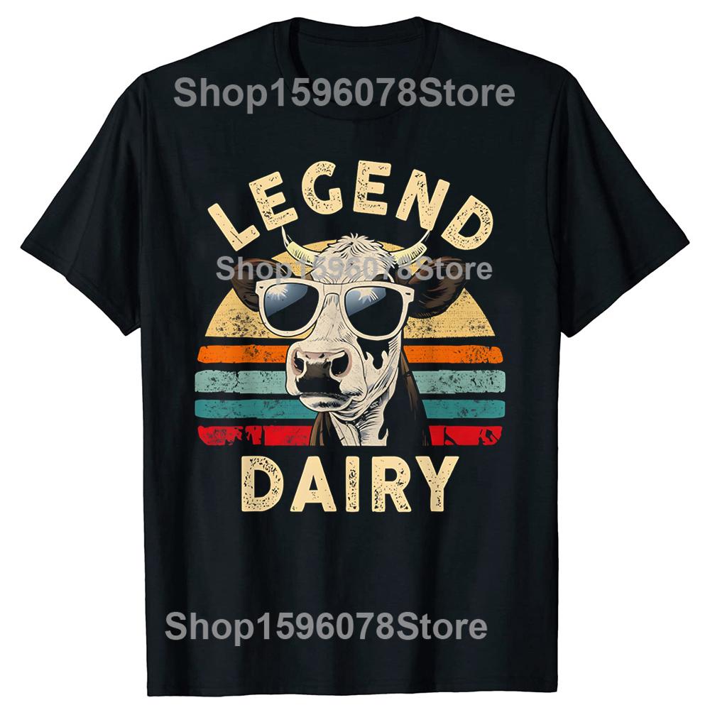 Legend Dairy Funny Farmer Cow T-Shirt Summer Men Clothing Fashion T Shirts Cotton Short Sleeve Oversized Loose T-shirt Tops XL
Legend Dairy Funny Farmer Cow T-Shirt Summer Men Clothing Fashion T Shirts Cotton Short Sleeve Oversized Loose T-shirt Tops XL