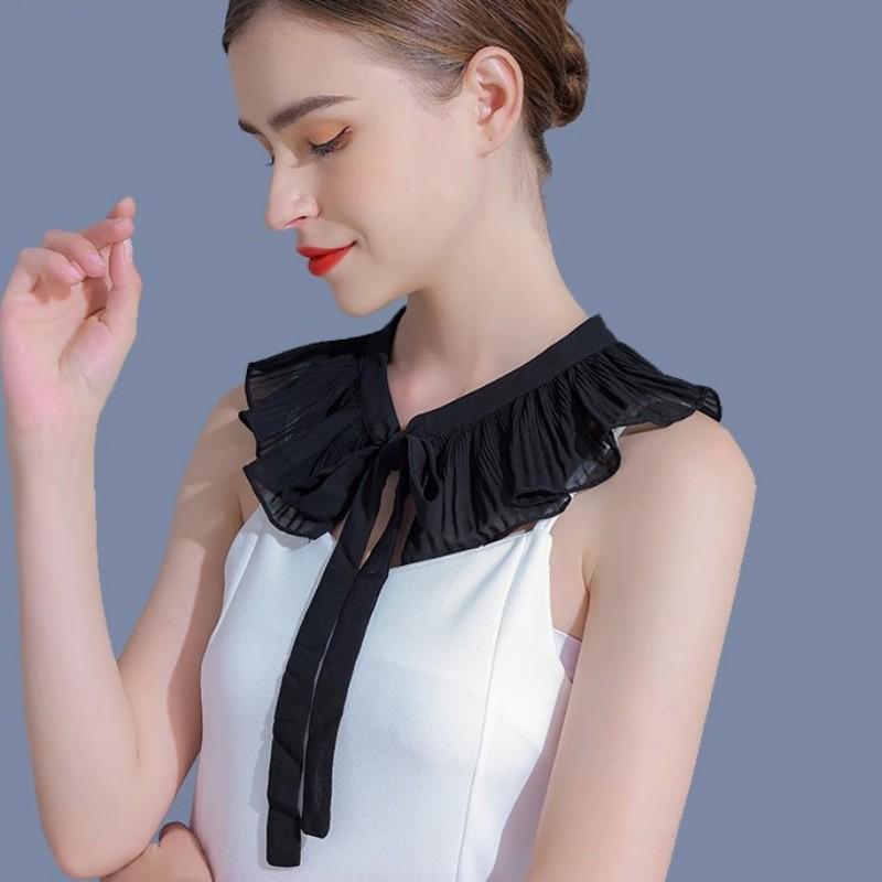 Spring/Summer 2025 Chiffon Pleated Shawl with Lace Ruffle & Peter Pan Collar for Girls чёрный
Spring/Summer 2025 Chiffon Pleated Shawl with Lace Ruffle & Peter Pan Collar for Girls чёрный