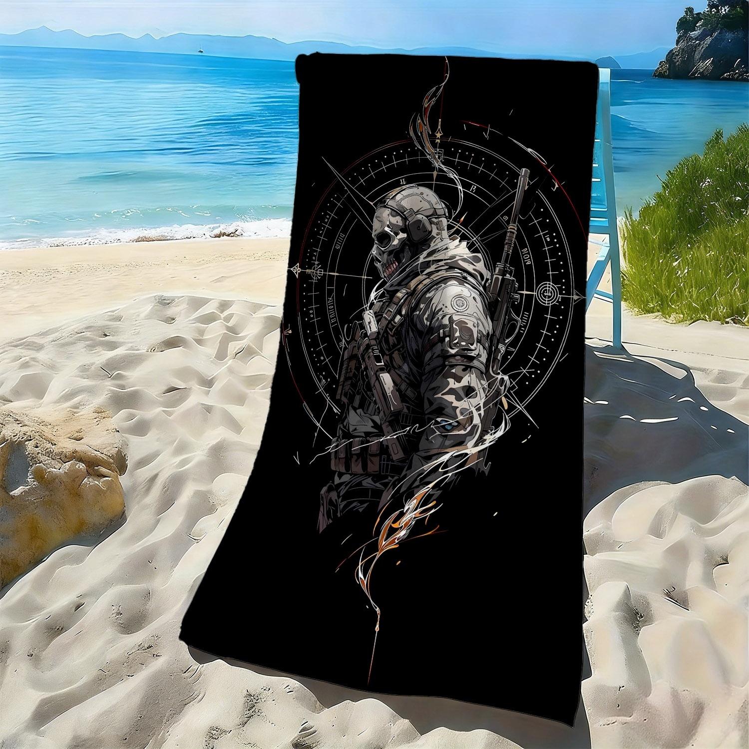 Tactical style special forces pattern polyester microfiber beach towel is highly absorbent, suitable swimming and beach outings W30*H60(CM)
Tactical style special forces pattern polyester microfiber beach towel is highly absorbent, suitable swimming and beach outings W30*H60(CM)