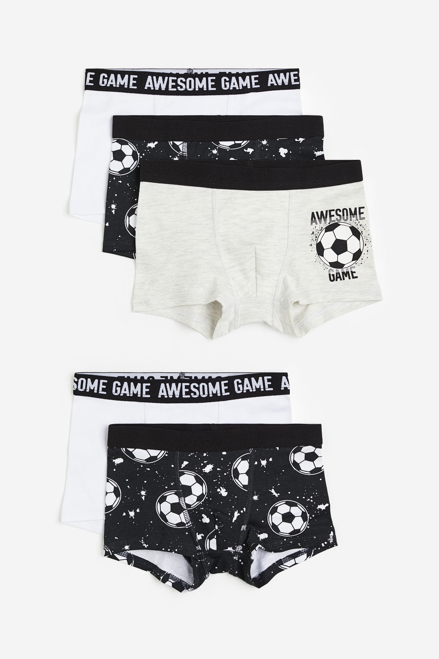 5 пар боксеров
5 пар боксеров