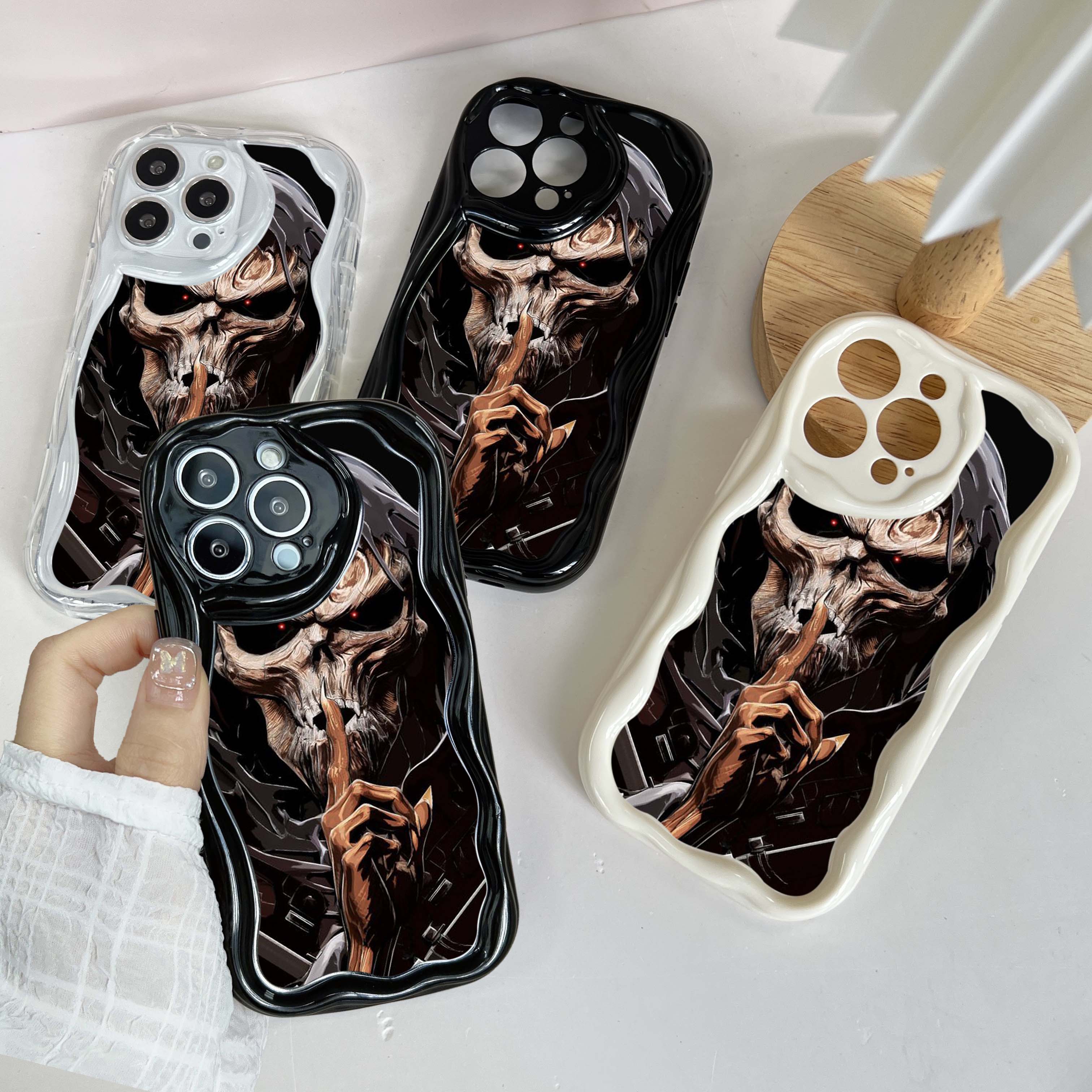 N13 Grim Reaper Череп Скелет Волнистый чехол для телефона для iPhone 15 14 13 Pro Max Samsung S24 S23 Ultra A54 A14 Xiaomi Redmi 13C Huawei Honor Мягкая задняя крышка
N13 Grim Reaper Череп Скелет Волнистый чехол для телефона для iPhone 15 14 13 Pro Max Samsung S24 S23 Ultra A54 A14 Xiaomi Redmi 13C Huawei Honor Мягкая задняя крышка