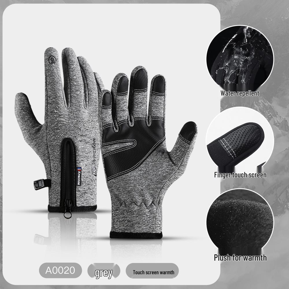 Touchscreen Winter Sports Waterproof Fleece Gloves for Men & Women Small сірий колір
Touchscreen Winter Sports Waterproof Fleece Gloves for Men & Women Small сірий колір