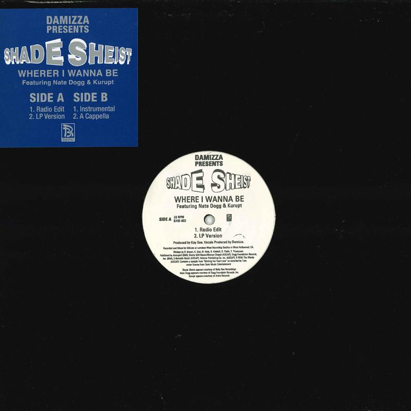 12-дюймовая пластинка SHADE SHEIST - Where I Wanna Be BAB003 НЕ НА ЛЕЙБЛЕ 2000 Неизвестно Танцевальная и электронная Б/У
12-дюймовая пластинка SHADE SHEIST - Where I Wanna Be BAB003 НЕ НА ЛЕЙБЛЕ 2000 Неизвестно Танцевальная и электронная Б/У