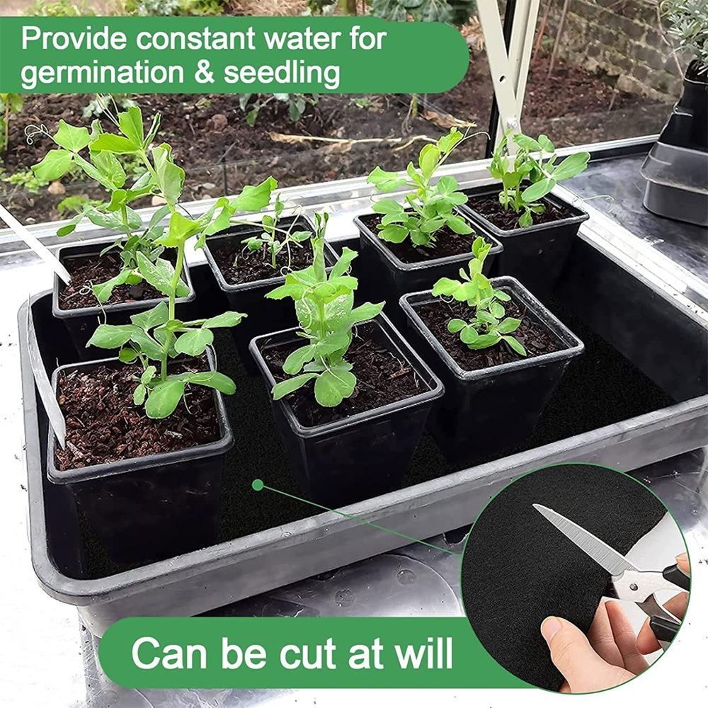 Breathable Automatic Plant Watering Mat Reusable Basket Liner Mat Wicking Mat Indoor Plants чорний
Breathable Automatic Plant Watering Mat Reusable Basket Liner Mat Wicking Mat Indoor Plants чорний