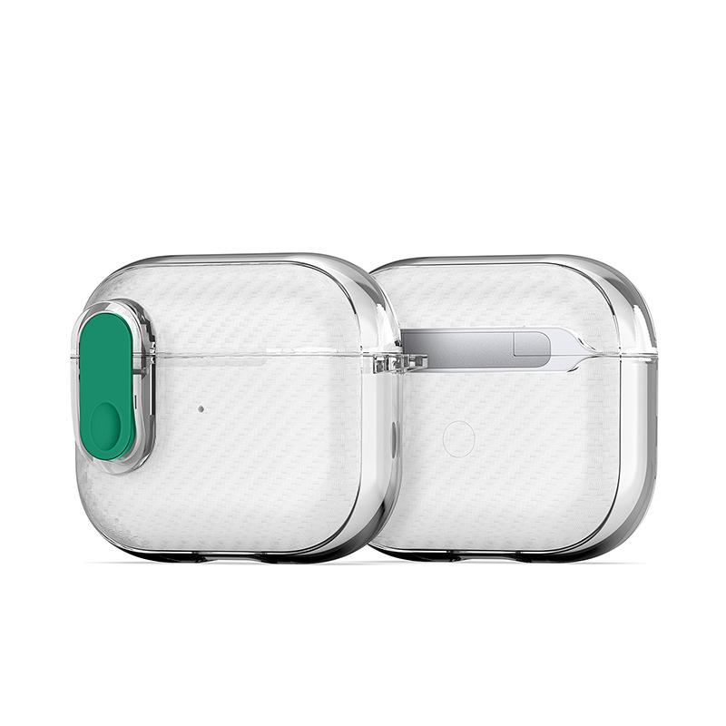 AirPods Pro & AirPods 3 Transparent Ice Crystal Carbon Fiber Protective Case AirPods 1/2
AirPods Pro & AirPods 3 Transparent Ice Crystal Carbon Fiber Protective Case AirPods 1/2