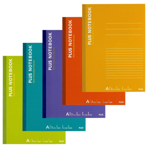 PLUS Notebook Semi-B5 (No. 6) A-lined 30 sheets 5 volumes NO-003AS-5CP 5 colors included 76-731
PLUS Notebook Semi-B5 (No. 6) A-lined 30 sheets 5 volumes NO-003AS-5CP 5 colors included 76-731