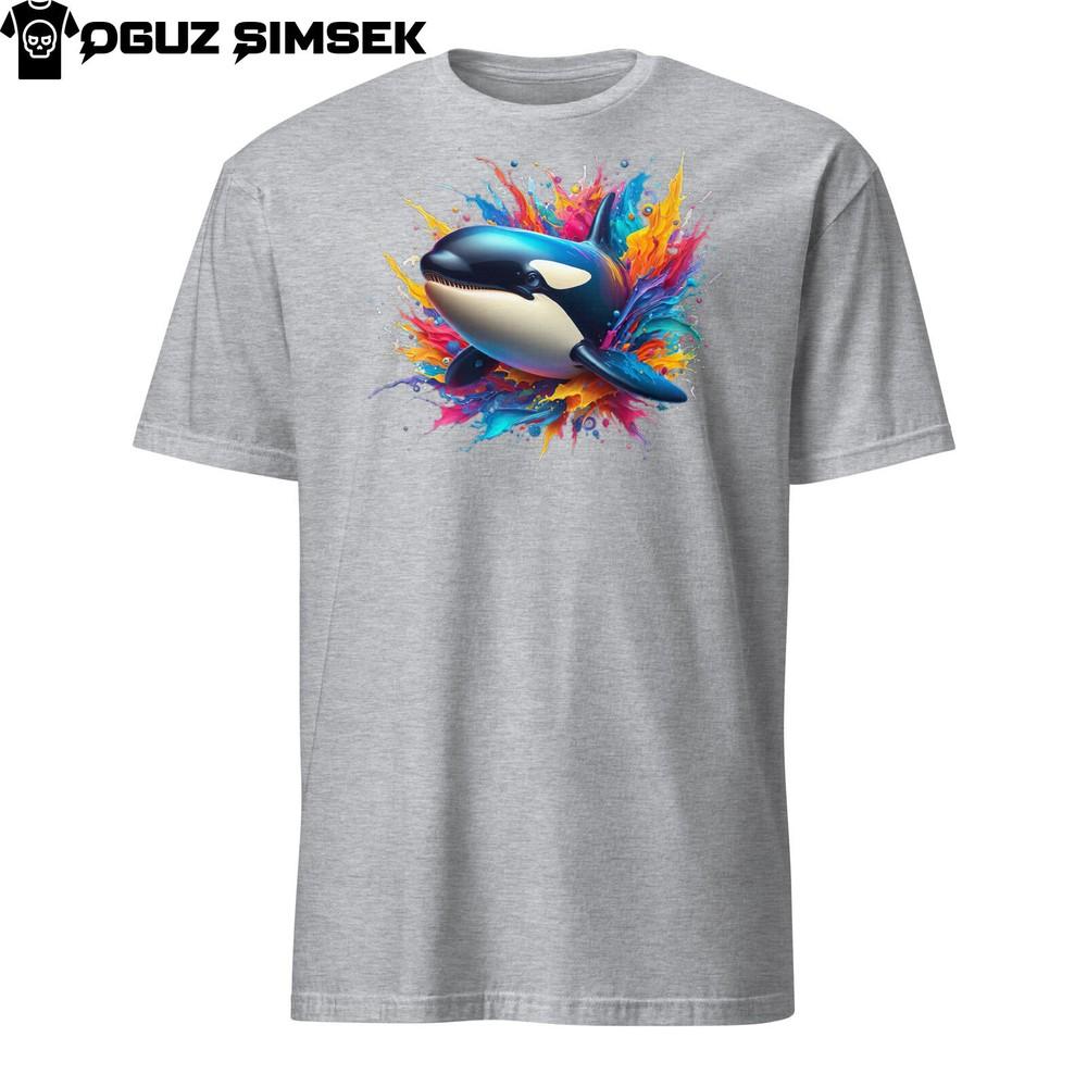 Unisex Short Sleeve T-Shirt: Colorful Orca Killer Whale Splash Design Tee M
Unisex Short Sleeve T-Shirt: Colorful Orca Killer Whale Splash Design Tee M