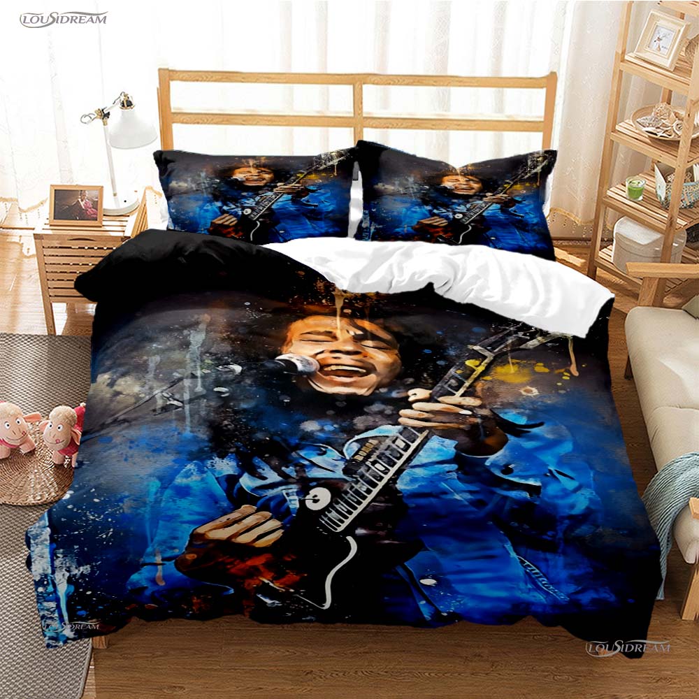 Casal Bob marley All Season Duvet Cover Comforter Bedding Sets Soft Quilt Cover and Pillowcases Boys Single/Double/Queen/King 135X200cm
Casal Bob marley All Season Duvet Cover Comforter Bedding Sets Soft Quilt Cover and Pillowcases Boys Single/Double/Queen/King 135X200cm