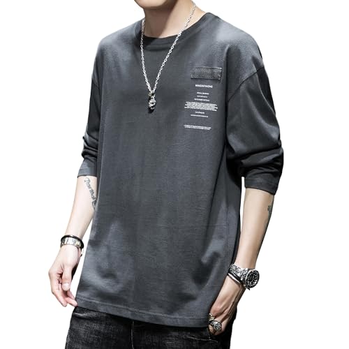 W Wonyo Men s Long Sleeve T-Shirt, Fall Clothing, Popular, Solid Color, 100% Cotton, Casual, Comfortable, Plus Sizes Available, Stylish, Long Sleeves,
W Wonyo Men s Long Sleeve T-Shirt, Fall Clothing, Popular, Solid Color, 100% Cotton, Casual, Comfortable, Plus Sizes Available, Stylish, Long Sleeves,