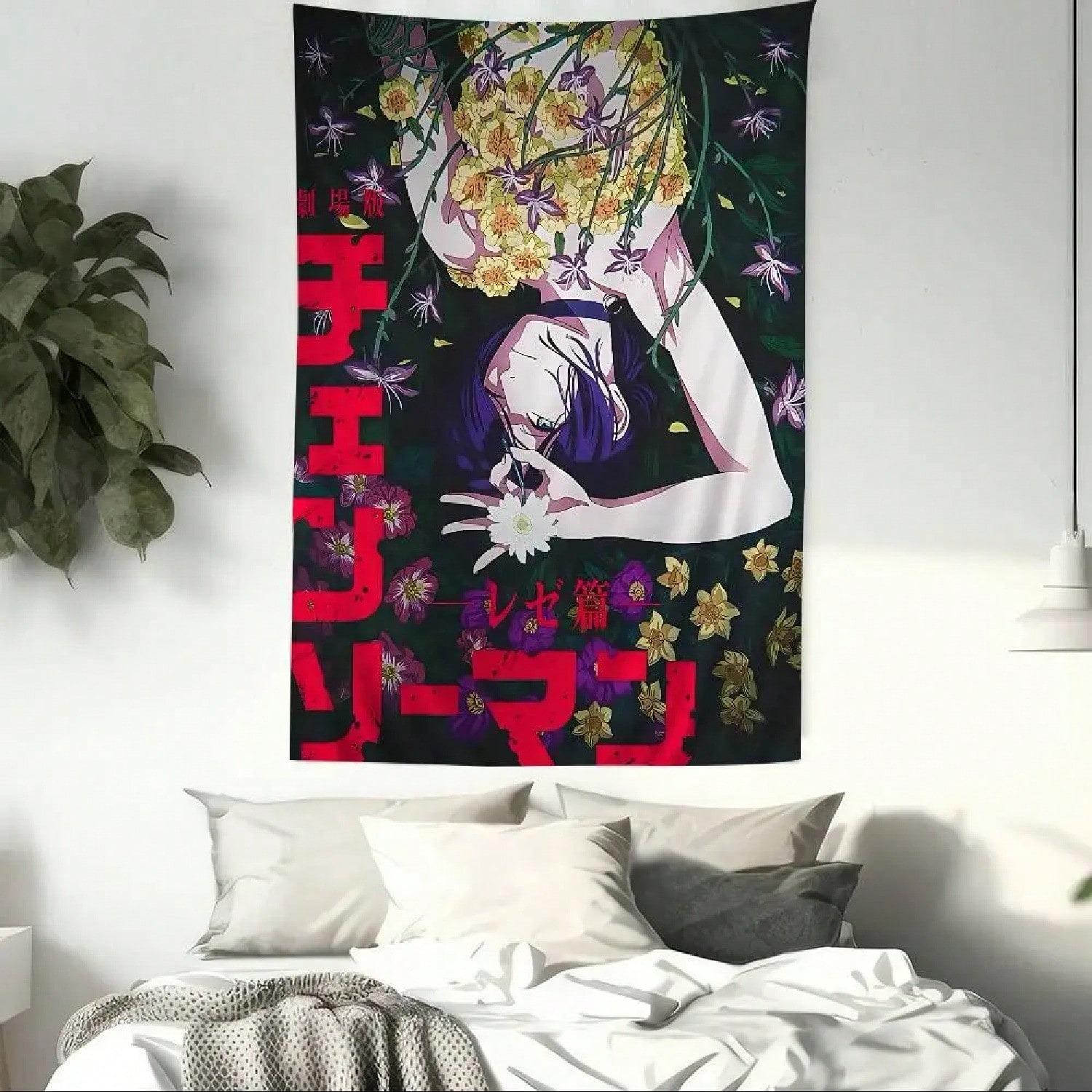 1 Anime Girl Flower Tapestry Single Sided 2D Print Polyester Wall Hanging for Bedroom Living Room Retro Japanese for Anime Fans 74x94cm(29x37in)
1 Anime Girl Flower Tapestry Single Sided 2D Print Polyester Wall Hanging for Bedroom Living Room Retro Japanese for Anime Fans 74x94cm(29x37in)