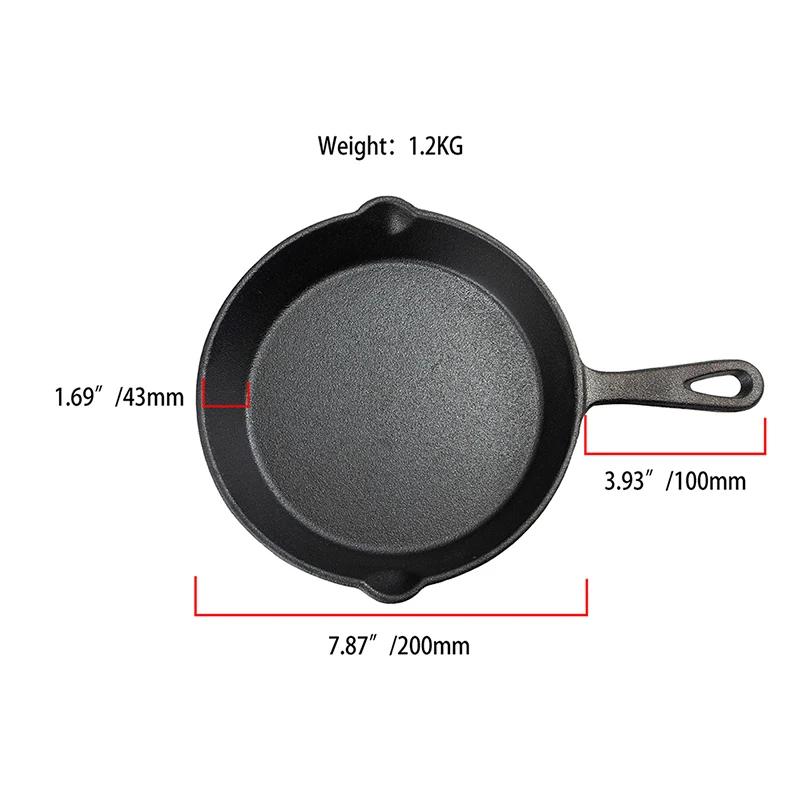 Чугунная сковорода 20 см – многофункциональная сковорода для жарки яиц, омлетов, жарки и многого другого 30X20X4.3CM чёрный
Чугунная сковорода 20 см – многофункциональная сковорода для жарки яиц, омлетов, жарки и многого другого 30X20X4.3CM чёрный