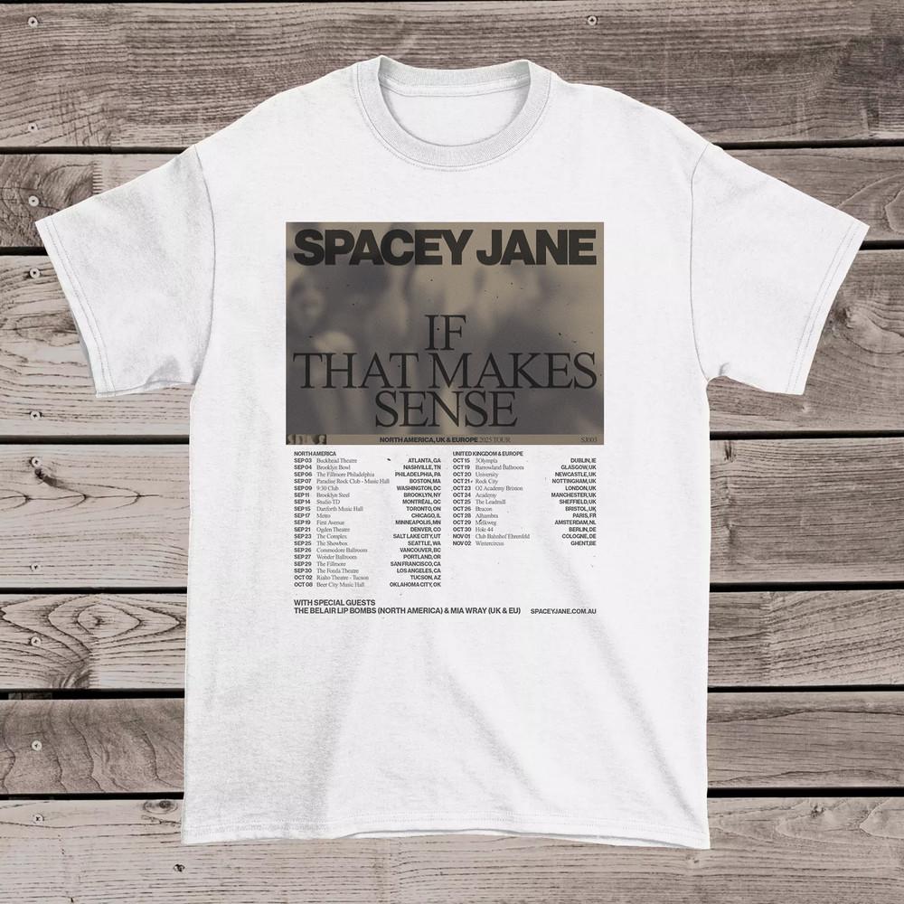 Spacey Jane World Tour If That Makes Sense T Shirt Full Size S-5XL Unisex T-Shirt XXXXL
Spacey Jane World Tour If That Makes Sense T Shirt Full Size S-5XL Unisex T-Shirt XXXXL