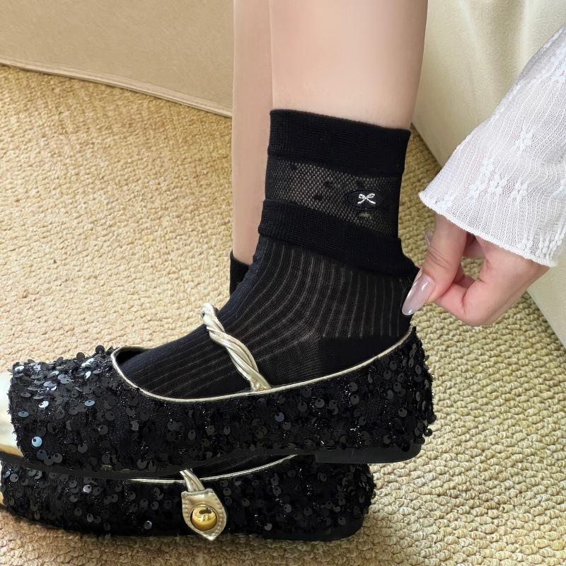 Spring/Summer Lightweight Children s Tights in Knee-Length Ballet Style with Clustered Embroidered Bowties Made of Pure Cotton 1 pair чорний
Spring/Summer Lightweight Children s Tights in Knee-Length Ballet Style with Clustered Embroidered Bowties Made of Pure Cotton 1 pair чорний