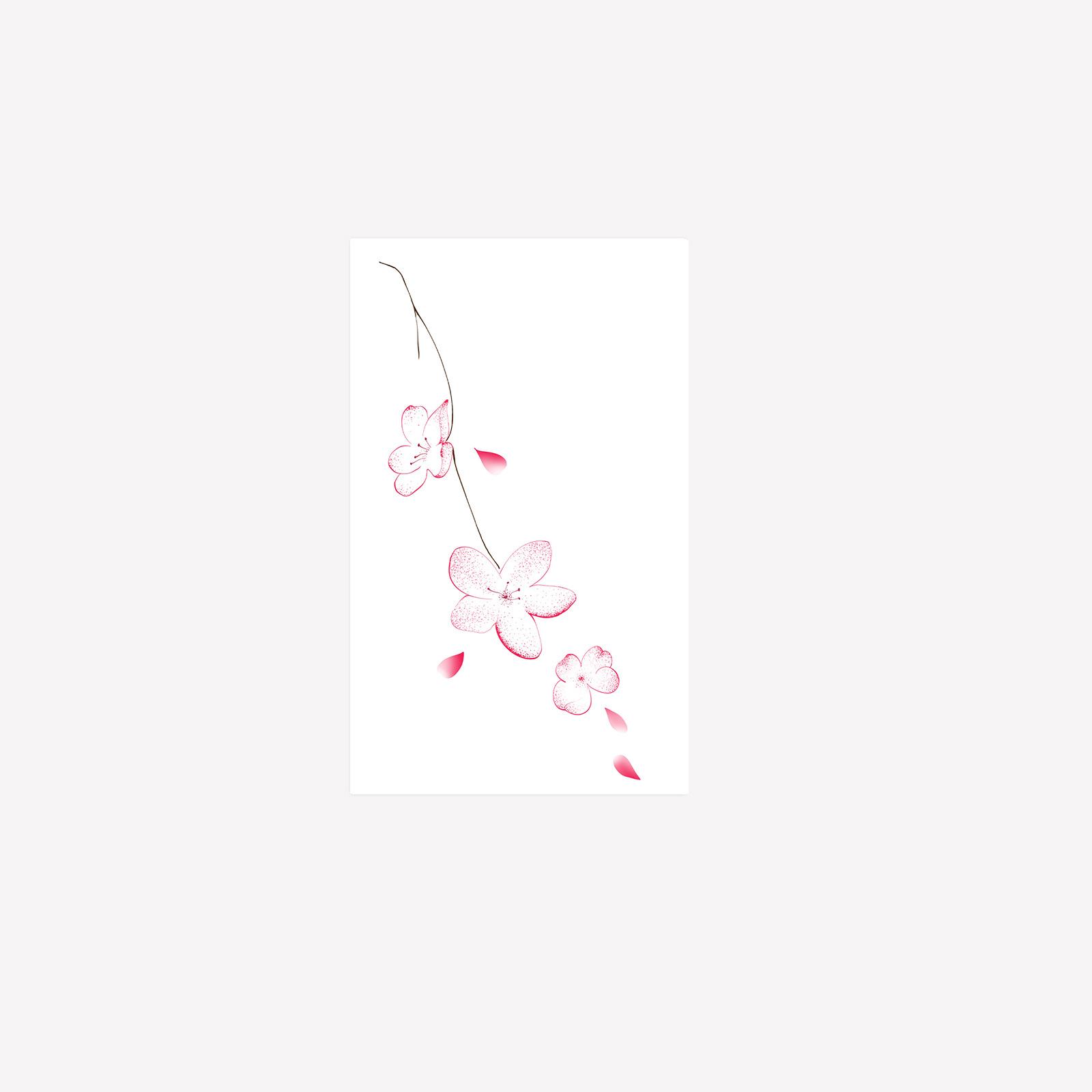 Watercolor Cherry Blossom Petal Tattoo Sticker Gradual Change Smudge, Waterproof, Sweat-Proof And Non-Reflective 11*18
Watercolor Cherry Blossom Petal Tattoo Sticker Gradual Change Smudge, Waterproof, Sweat-Proof And Non-Reflective 11*18