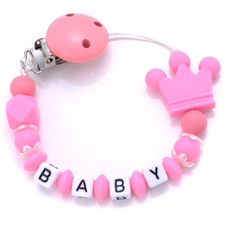 Baby Personalized Name Pacifier Clips Silicone Pacifier Chains Handmade Toddler Teether Teething Chain Nipple Clip Chew Toys розовый
Baby Personalized Name Pacifier Clips Silicone Pacifier Chains Handmade Toddler Teether Teething Chain Nipple Clip Chew Toys розовый
