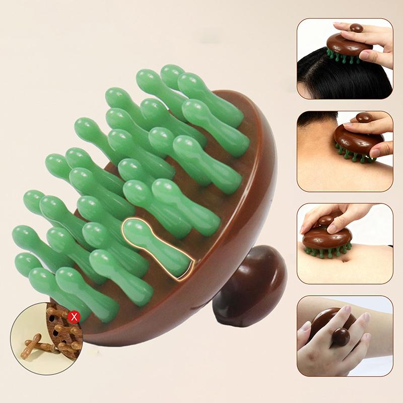 28 Nails Head Massage Comb Circular Tooth Massage Comb Blood Circulation Multifunctional Whole Body Meridian Comb Massage Tools one size
28 Nails Head Massage Comb Circular Tooth Massage Comb Blood Circulation Multifunctional Whole Body Meridian Comb Massage Tools one size
