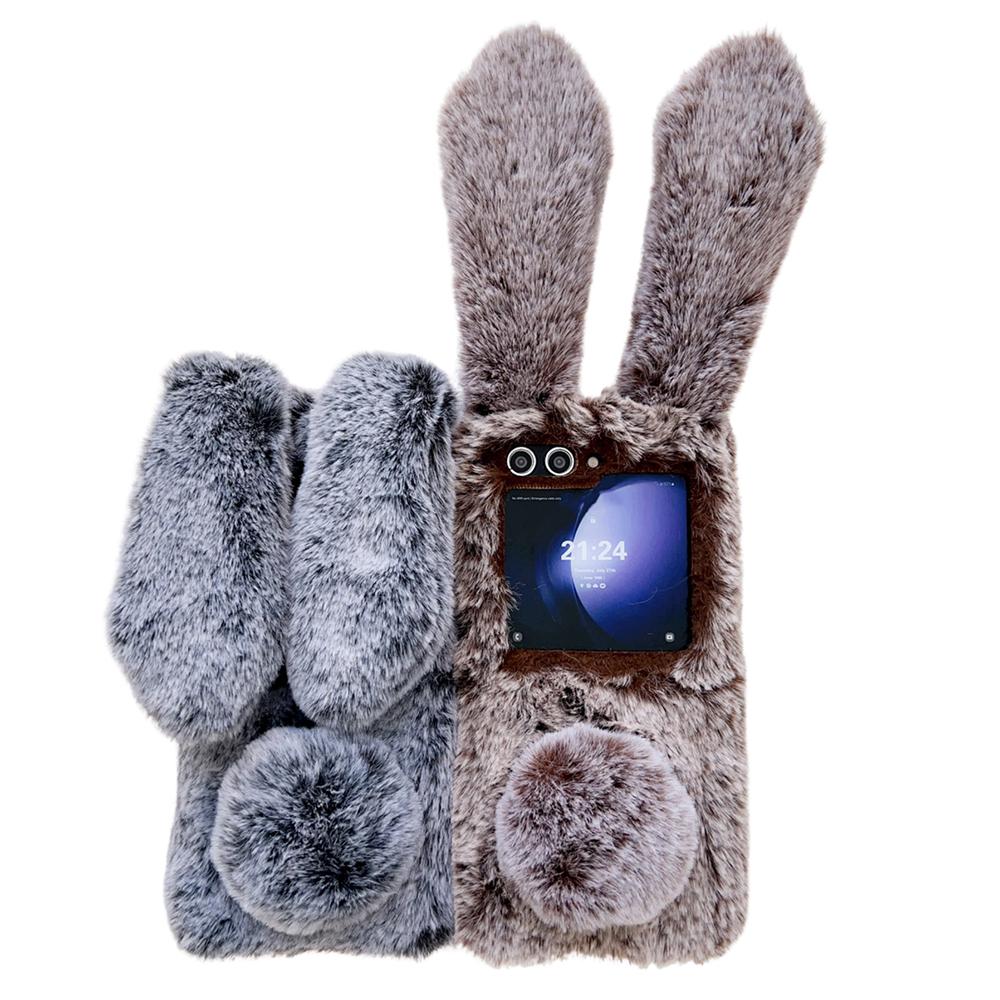For Samsung Galaxy Z Flip5 5G Cell Phone Case Furry Cute 3D Bunny Ears Soft TPU Protective Shell Pink
For Samsung Galaxy Z Flip5 5G Cell Phone Case Furry Cute 3D Bunny Ears Soft TPU Protective Shell Pink