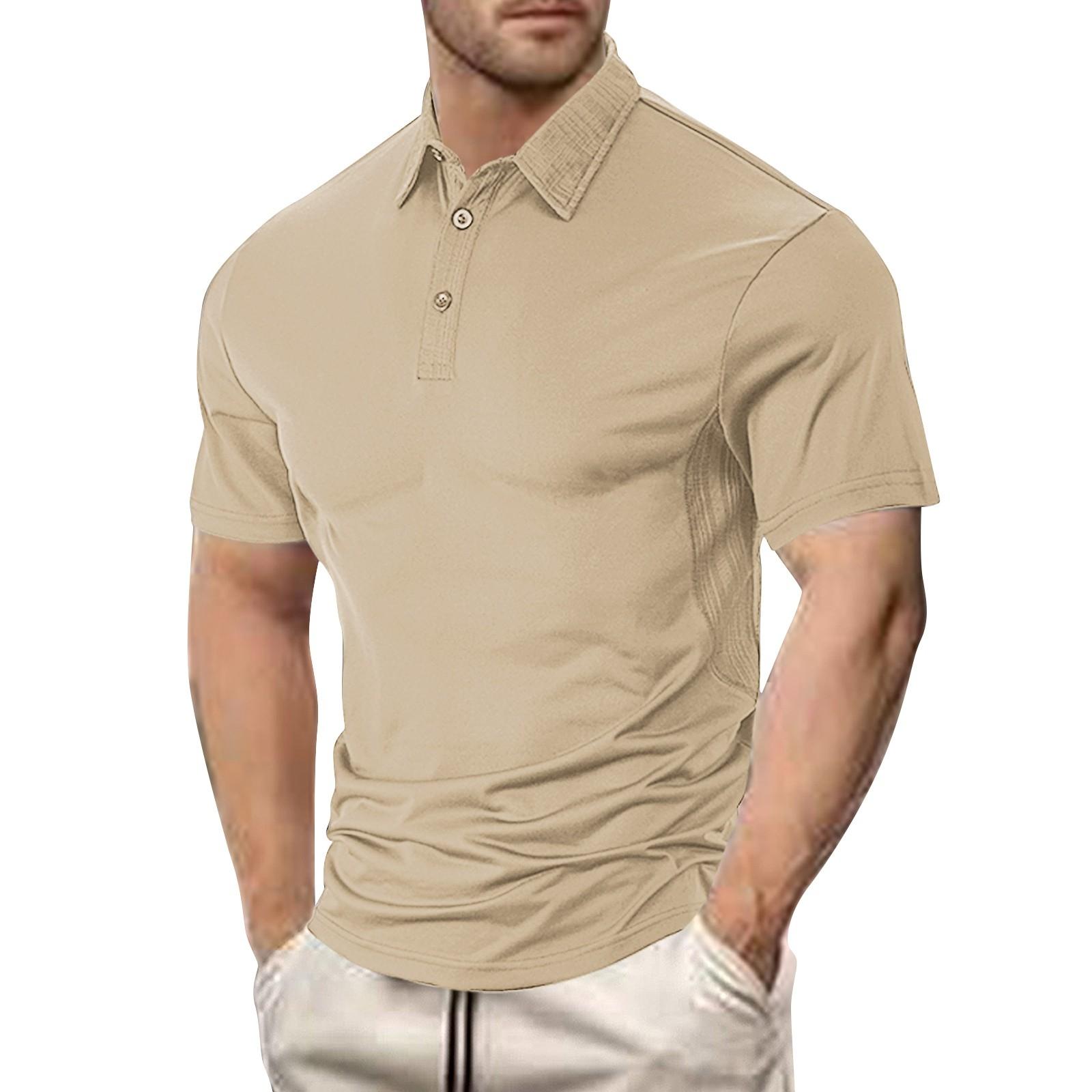 Мужская летняя однотонная рубашка с коротким рукавом на пуговицах, мужская повседневная модная рубашка XL хаки
Мужская летняя однотонная рубашка с коротким рукавом на пуговицах, мужская повседневная модная рубашка XL хаки