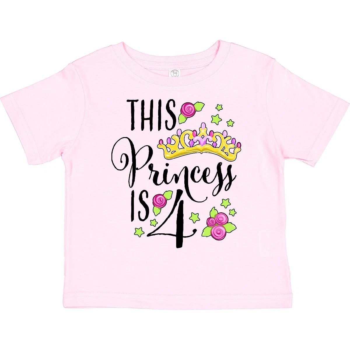 Inktastic This Princess Is Four- 4th Birthday Toddler kids boys T-Shirt Birthdays Fourth 4 160
Inktastic This Princess Is Four- 4th Birthday Toddler kids boys T-Shirt Birthdays Fourth 4 160