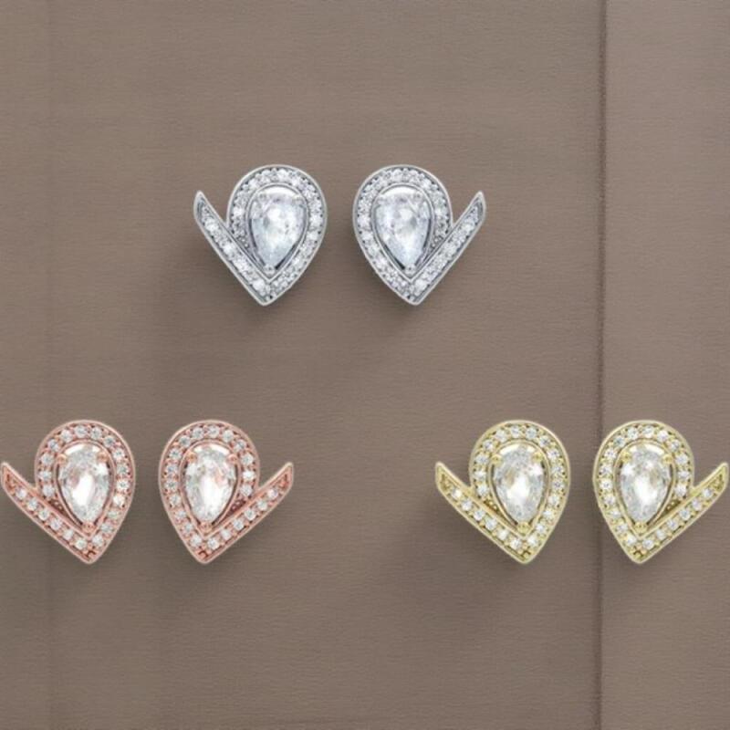 Women s Daily Classic Waterdrop Cubic Silver Needle Stud rose gold
Women s Daily Classic Waterdrop Cubic Silver Needle Stud rose gold
