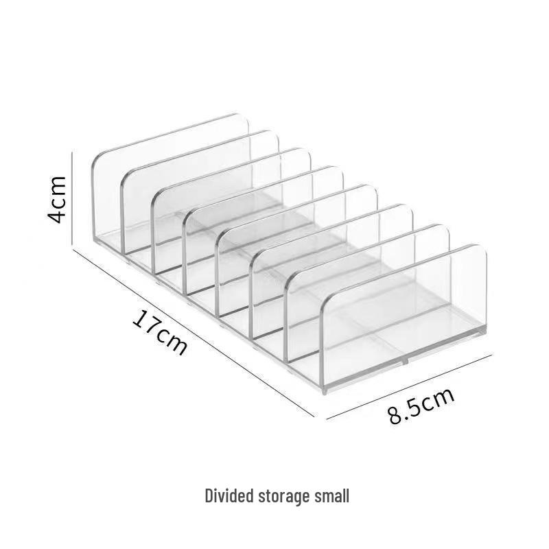 Прозорий вертикальний органайзер для косметики: Розділювач-підставка для зберігання тіней, рум ян, пудри
Прозорий вертикальний органайзер для косметики: Розділювач-підставка для зберігання тіней, рум ян, пудри