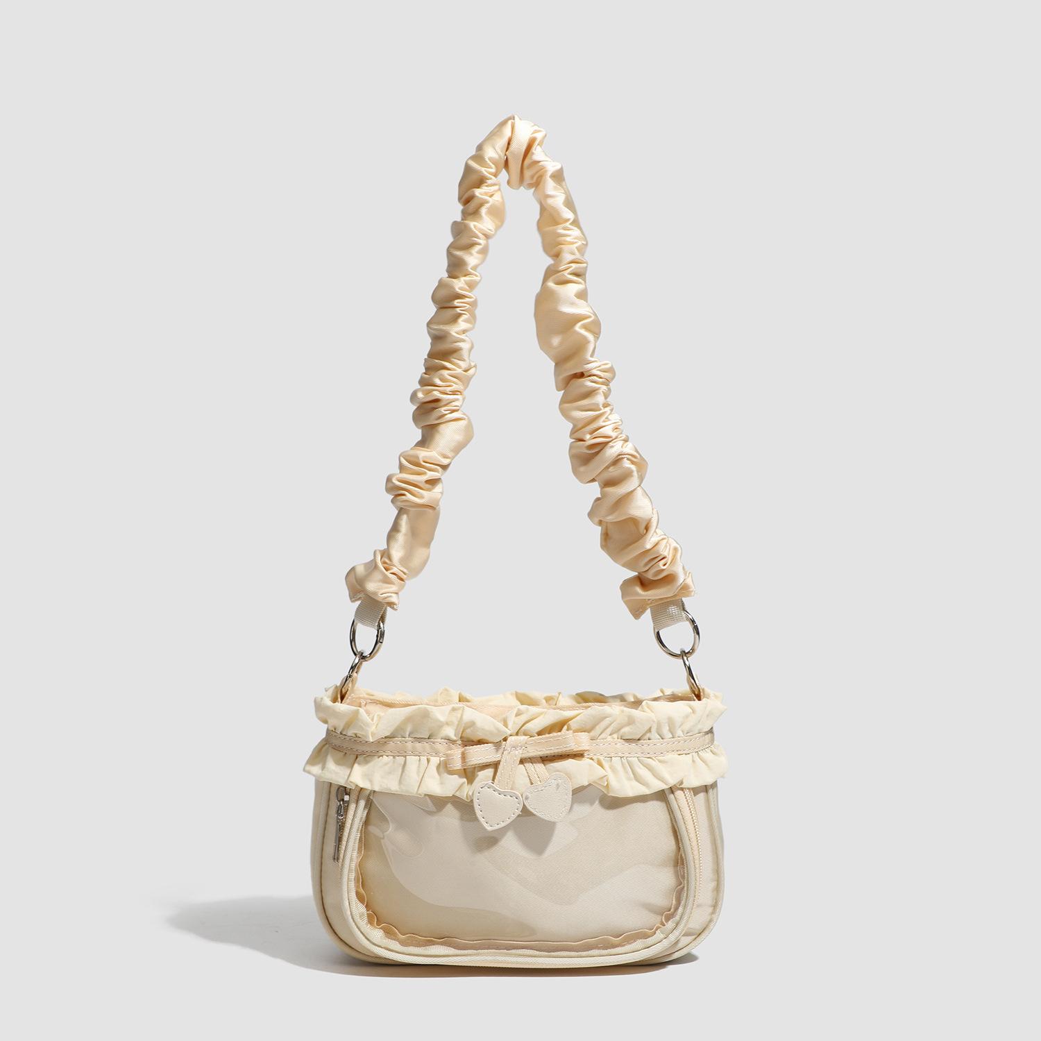 JIAERDI Harajuku Embroidered Heart Ita Bag Women Ruffled Beige Sweet Cute Shoulder Bag Ladies Leather Compact Delicate Handbag 22x15x6cm бежевый
JIAERDI Harajuku Embroidered Heart Ita Bag Women Ruffled Beige Sweet Cute Shoulder Bag Ladies Leather Compact Delicate Handbag 22x15x6cm бежевый