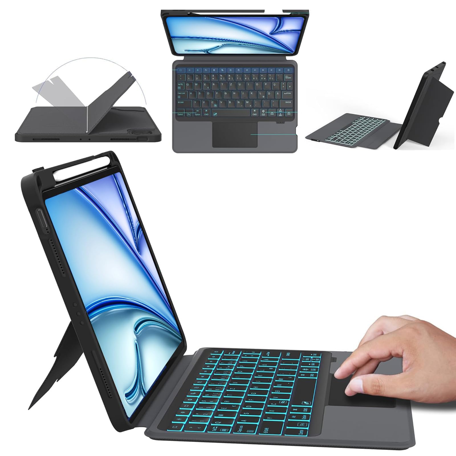 Клавиатура для iPad Pro Чехол-клавиатура для iPad Air 13 дюймов с поддержкой горизонтальной и вертикальной установки Клавиатура поколения iPad Pro на японском языке Инструкция по эксплуатации
Клавиатура для iPad Pro Чехол-клавиатура для iPad Air 13 дюймов с поддержкой горизонтальной и вертикальной установки Клавиатура поколения iPad Pro на японском языке Инструкция по эксплуатации