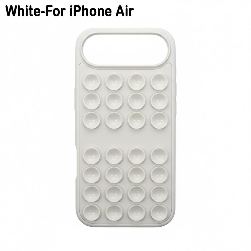 Silicone Phone Case Suction Cup Bracket Full Coverage Phone Cover with Bracket Shockproof for iPhone 17/Air/17 Pro Max
Silicone Phone Case Suction Cup Bracket Full Coverage Phone Cover with Bracket Shockproof for iPhone 17/Air/17 Pro Max