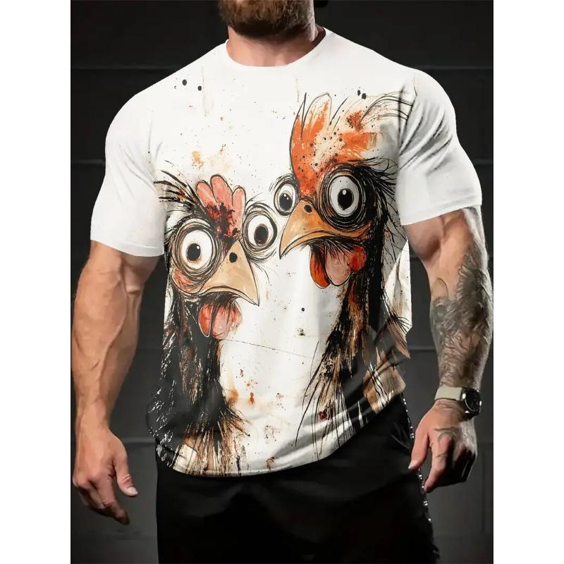 Men s Animal Print T-Shirt Summer Casual Short Sleeve 2XL
Men s Animal Print T-Shirt Summer Casual Short Sleeve 2XL