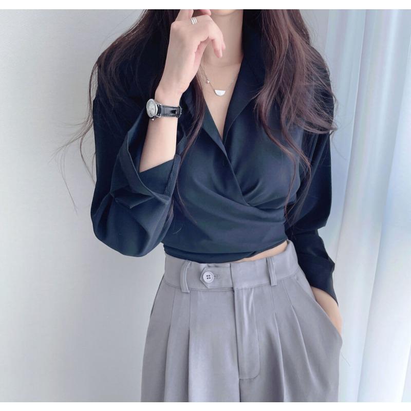 Spring New Women s Retro Design Temperament Waist Slimming Lace-up Short Shirt onesize чорний
Spring New Women s Retro Design Temperament Waist Slimming Lace-up Short Shirt onesize чорний