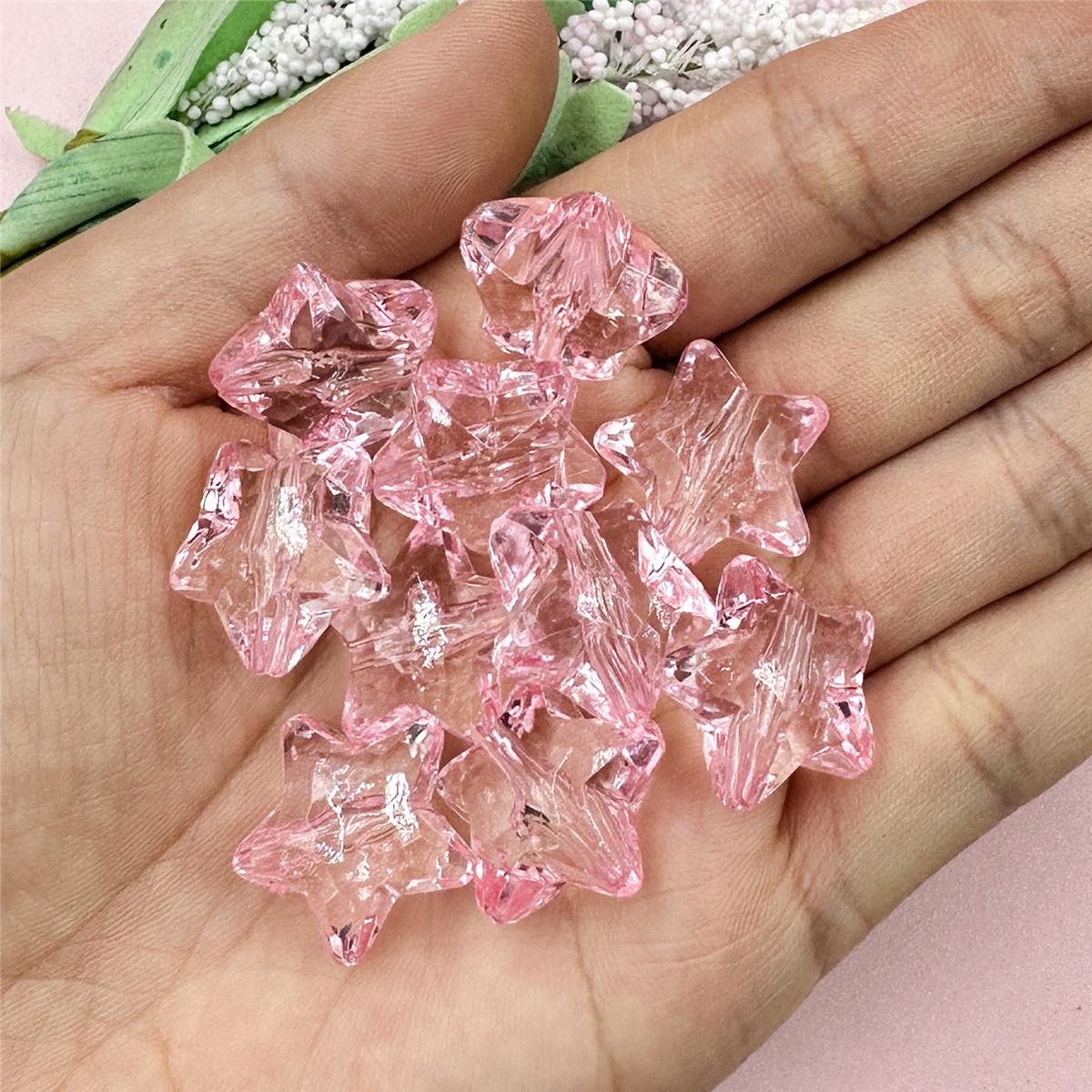 Высококачественный прозрачный кристалл 18,5 мм, аксессуары для изготовления браслетов своими руками, 10 шт., бусины с пятиконечной звездой для ожерелья, акриловый материал из бисера розовый
Высококачественный прозрачный кристалл 18,5 мм, аксессуары для изготовления браслетов своими руками, 10 шт., бусины с пятиконечной звездой для ожерелья, акриловый материал из бисера розовый