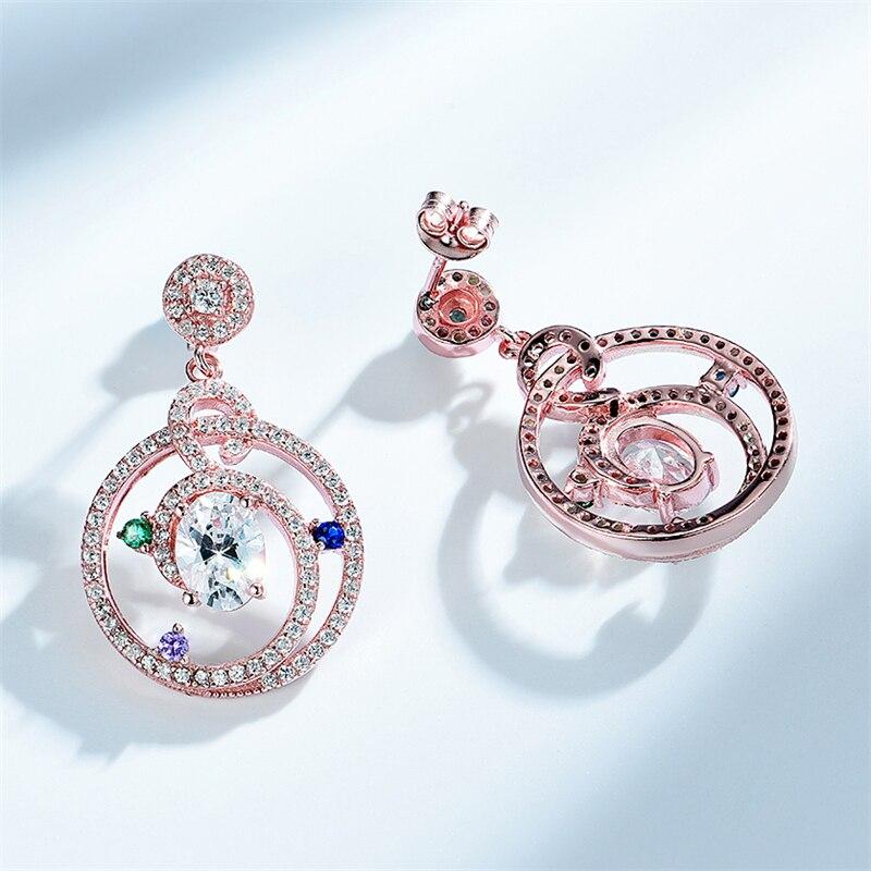 Серьги из стерлингового серебра 925 пробы для женщин, красочные серьги с цирконием, милые серьги для девочек, трендовые подарки на день рождения, годовщину, ювелирные изделия
Серьги из стерлингового серебра 925 пробы для женщин, красочные серьги с цирконием, милые серьги для девочек, трендовые подарки на день рождения, годовщину, ювелирные изделия
