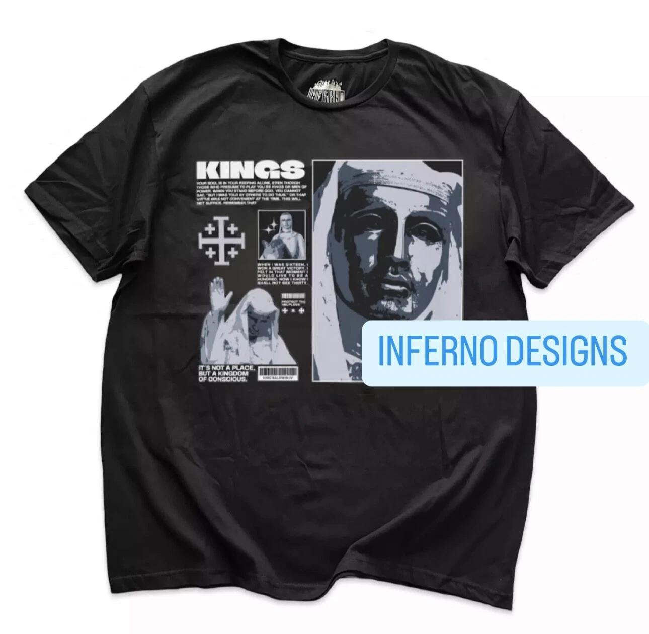 King Baldwin IV Shirt, Y2K Grunge Shirt, Christian shirt, Mens Sz S-3XL S
King Baldwin IV Shirt, Y2K Grunge Shirt, Christian shirt, Mens Sz S-3XL S