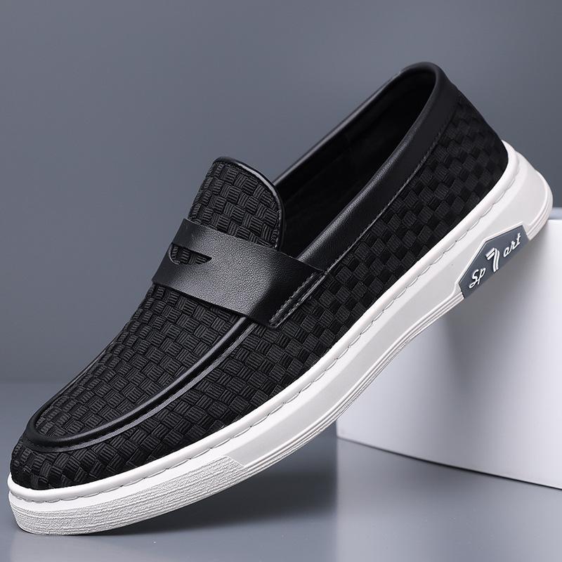 Men s shoes white shoes men s low-top Doudou shoes men s casual leather shoes lazy loafers tide 38
Men s shoes white shoes men s low-top Doudou shoes men s casual leather shoes lazy loafers tide 38