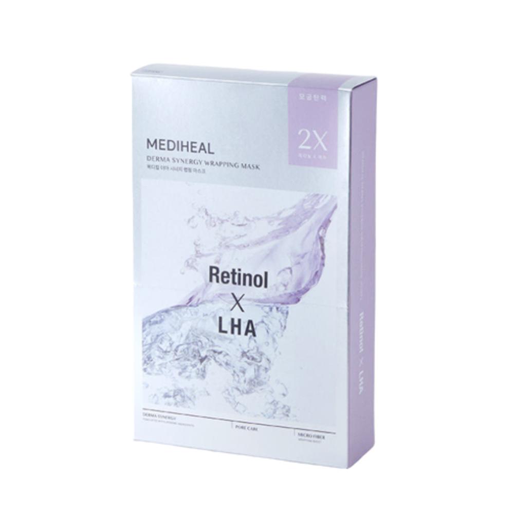Mediheal Derma Synergy Wrapping Mask 10-Pack Retinol & LHA for Pore Care & Firming
Mediheal Derma Synergy Wrapping Mask 10-Pack Retinol & LHA for Pore Care & Firming