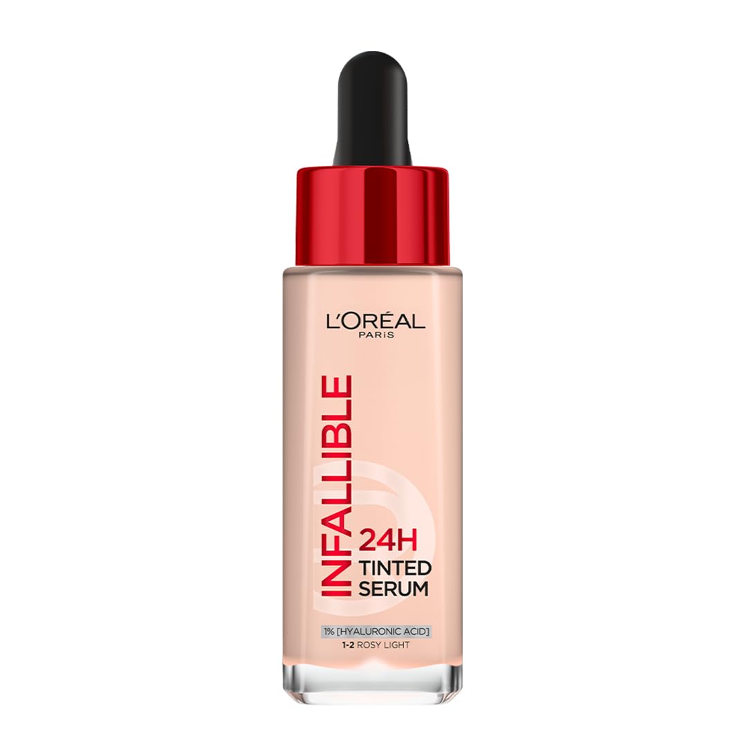L’Oréal Paris Infallible 24H Tinted Serum Foundation, Light-weight Coverage, Dewy & Radiant Finish, Transfer-proof, 30ml
L’Oréal Paris Infallible 24H Tinted Serum Foundation, Light-weight Coverage, Dewy & Radiant Finish, Transfer-proof, 30ml
