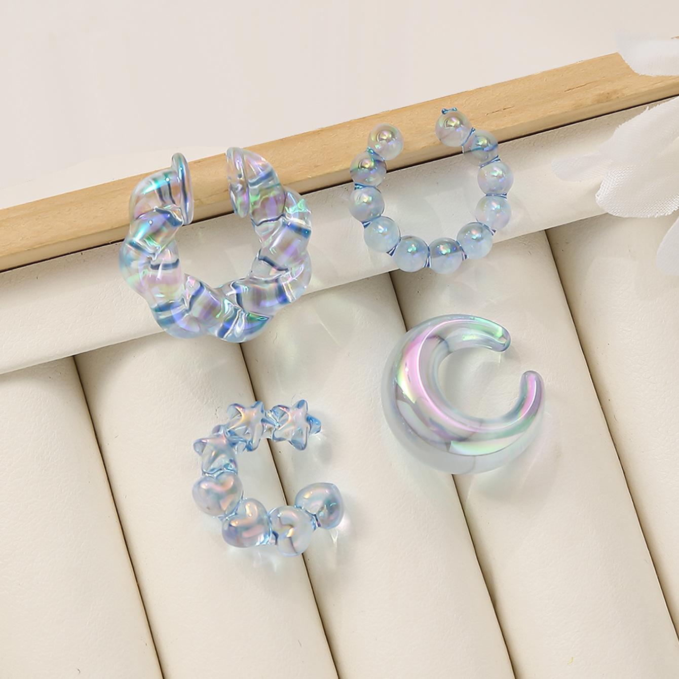 Symphony ring ear bone clip without ear hole, cute and colorful creative multi-piece set, women s ear clip set, earrings.
Symphony ring ear bone clip without ear hole, cute and colorful creative multi-piece set, women s ear clip set, earrings.