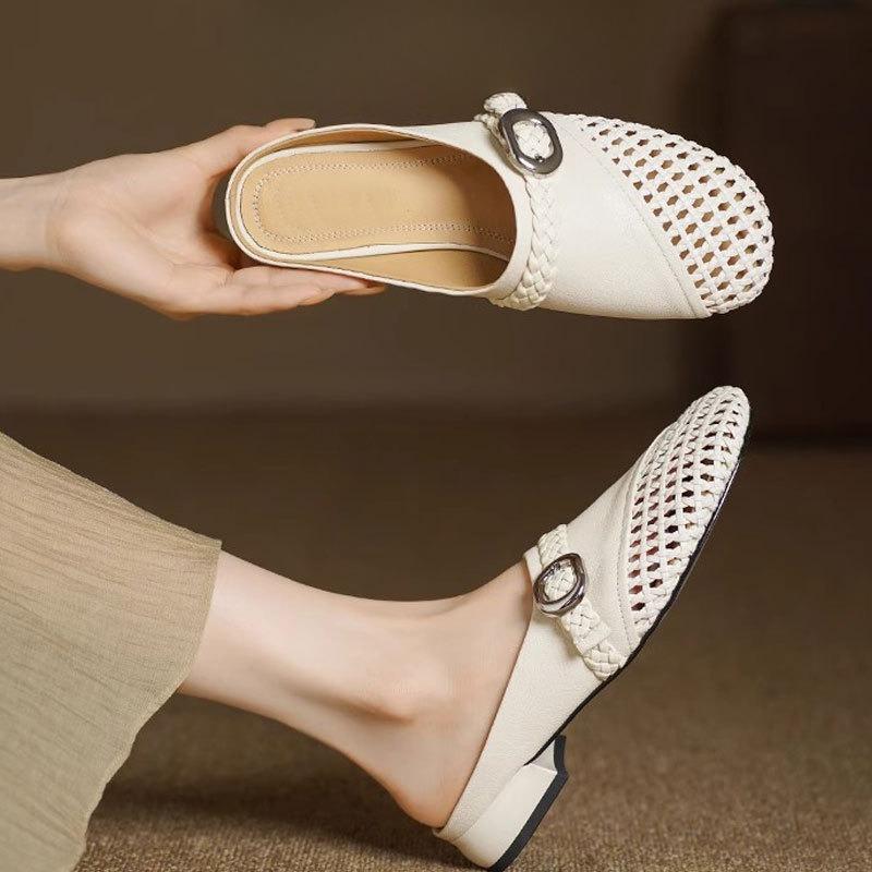 Плетёная обувь с вырезами, шлёпанцы, женская обувь, сандалии 40 белый
Плетёная обувь с вырезами, шлёпанцы, женская обувь, сандалии 40 белый