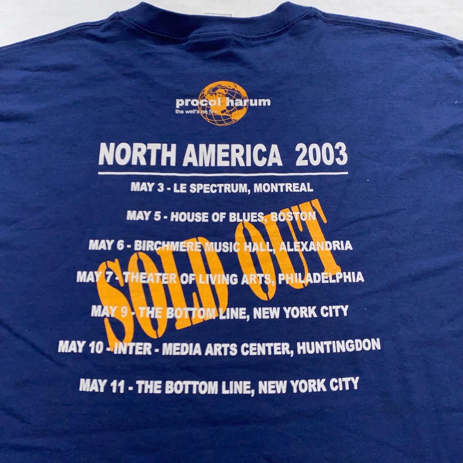 vintage 2003 PROCOL HARUM CONCERT T-Shirt LARGE soft rock tour 90s S
vintage 2003 PROCOL HARUM CONCERT T-Shirt LARGE soft rock tour 90s S