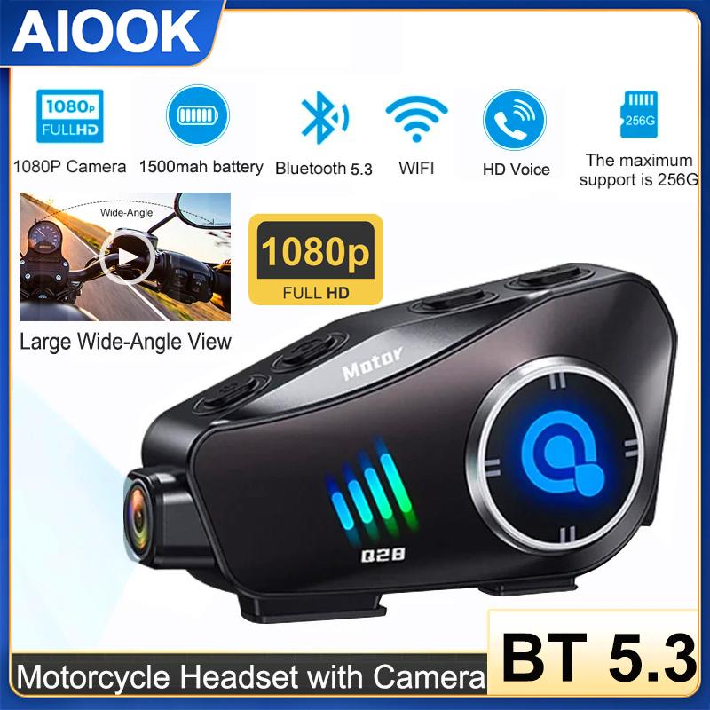 AIOOK Bluetooth-гарнитура для мотоциклетного шлема HD 1080P Видео Беспроводная камера Рекордер Уличный водонепроницаемый DVR Музыка Handsfree Звонки HD-гарнитура
AIOOK Bluetooth-гарнитура для мотоциклетного шлема HD 1080P Видео Беспроводная камера Рекордер Уличный водонепроницаемый DVR Музыка Handsfree Звонки HD-гарнитура