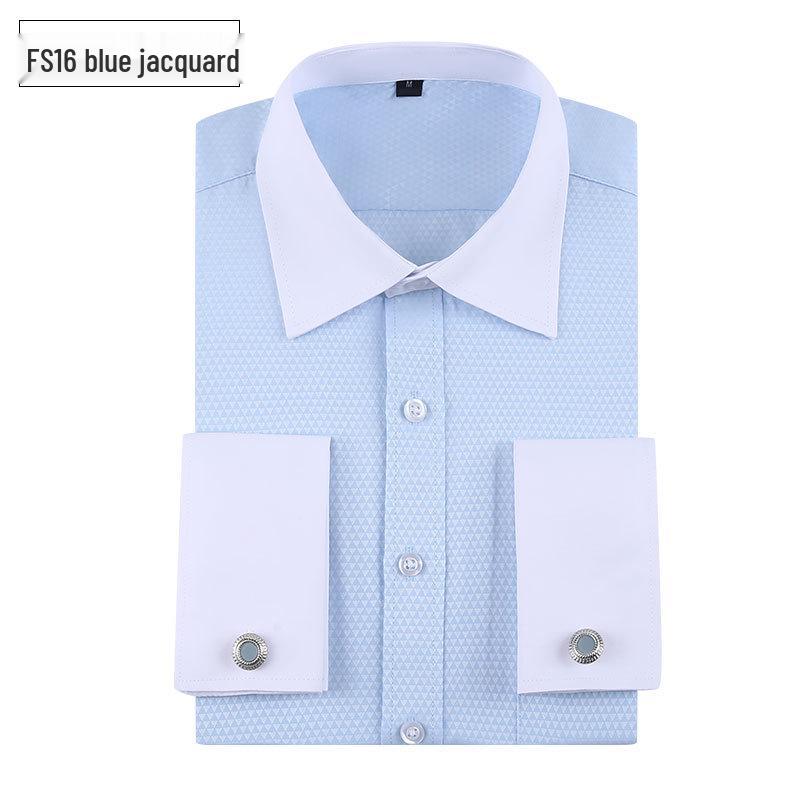 Men s Plus Size Long Sleeve White French Cufflinks Business Shirt 3XL
Men s Plus Size Long Sleeve White French Cufflinks Business Shirt 3XL