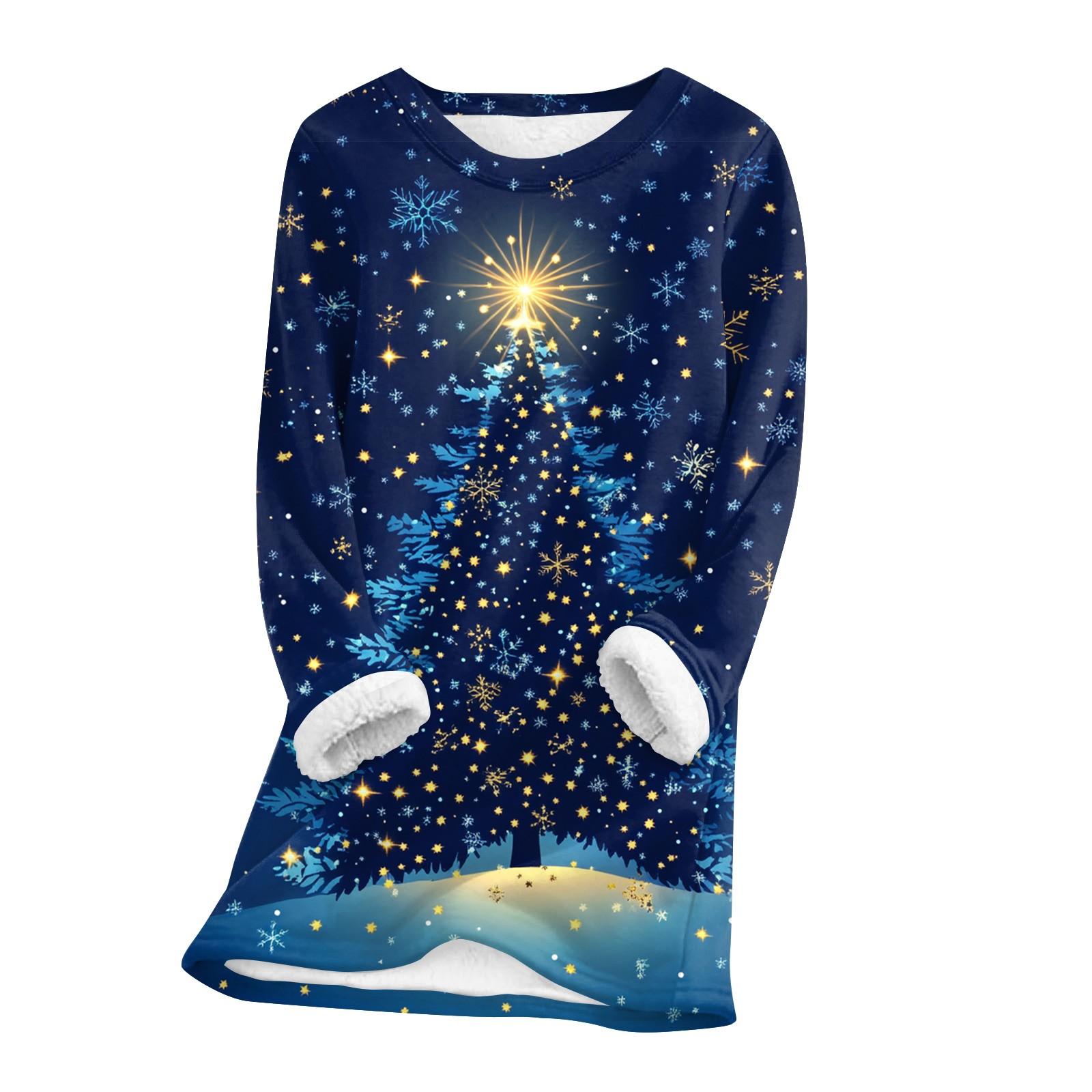 Женский топ с круглым вырезом и принтом из утолщенного плюша и кашемира, теплый длинный топ M синий
Женский топ с круглым вырезом и принтом из утолщенного плюша и кашемира, теплый длинный топ M синий