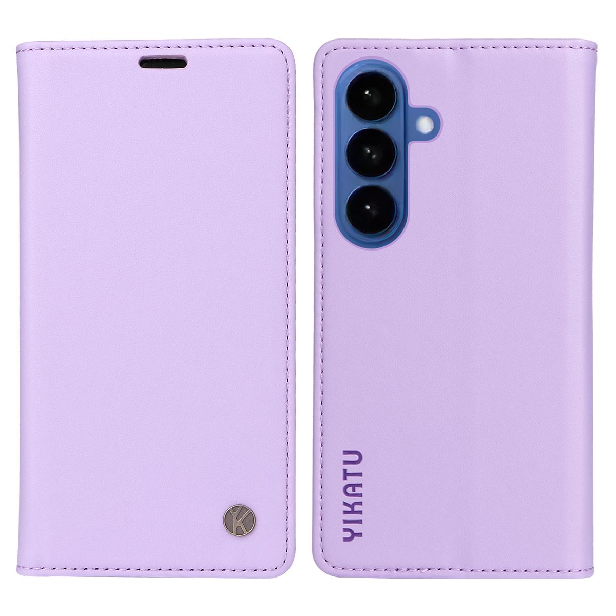 For Samsung Galaxy S26+ Phone Cases YIKATU Magnetic Closure PU Leather Mobile Cover
For Samsung Galaxy S26+ Phone Cases YIKATU Magnetic Closure PU Leather Mobile Cover