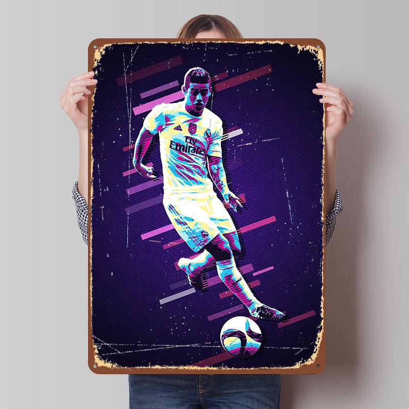 James Rodriguez Football Printed Poster Customized Wall Art Retro Vintage Metal Tin Signs for Home Office Decor Room Ornaments 7.9x11.8In(20x30cm)
James Rodriguez Football Printed Poster Customized Wall Art Retro Vintage Metal Tin Signs for Home Office Decor Room Ornaments 7.9x11.8In(20x30cm)