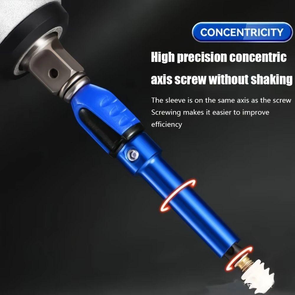 Secure Screw Connecting Rod Quick Electric Drill Connection Rod Durable 3 in 1 Sleeve Home синій
Secure Screw Connecting Rod Quick Electric Drill Connection Rod Durable 3 in 1 Sleeve Home синій