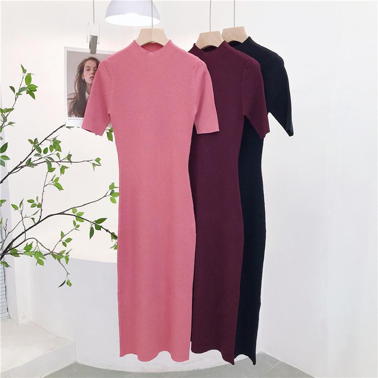 Elegant Retro Semi-High Neck Knit Bodycon Dress - Women s Spring/Summer 2026 Slimming Midi with Waist-Cinching Short Sleeves Small малиновый
Elegant Retro Semi-High Neck Knit Bodycon Dress - Women s Spring/Summer 2026 Slimming Midi with Waist-Cinching Short Sleeves Small малиновый
