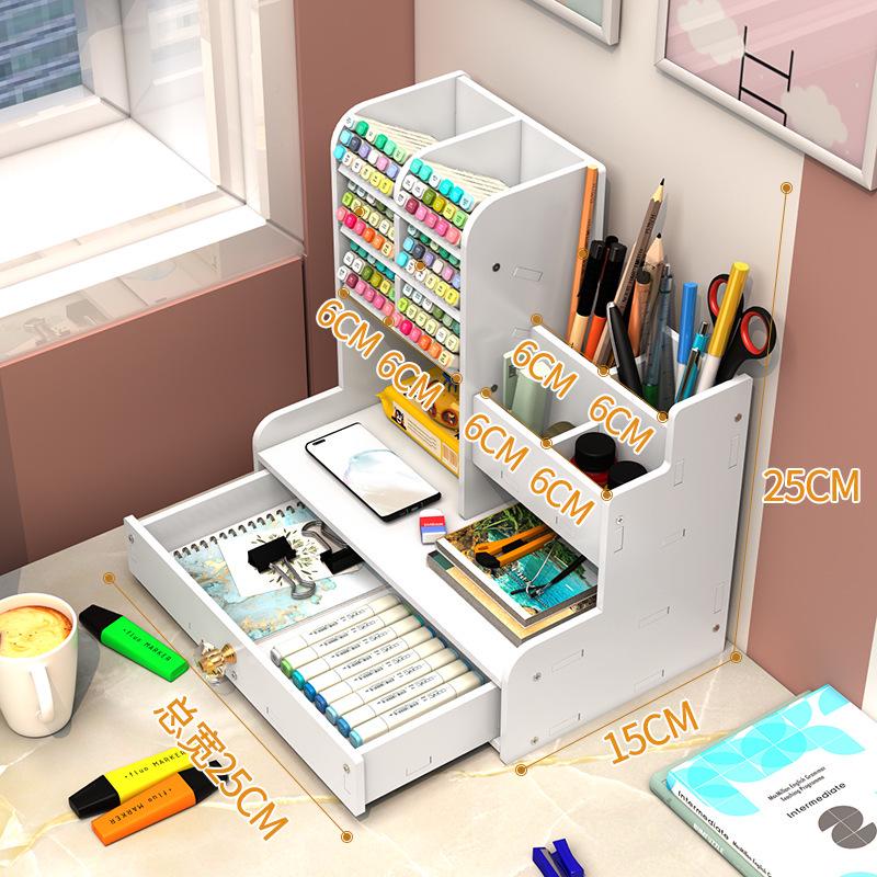 Slanted Marker & Pen Storage Drawer Organizer
Slanted Marker & Pen Storage Drawer Organizer