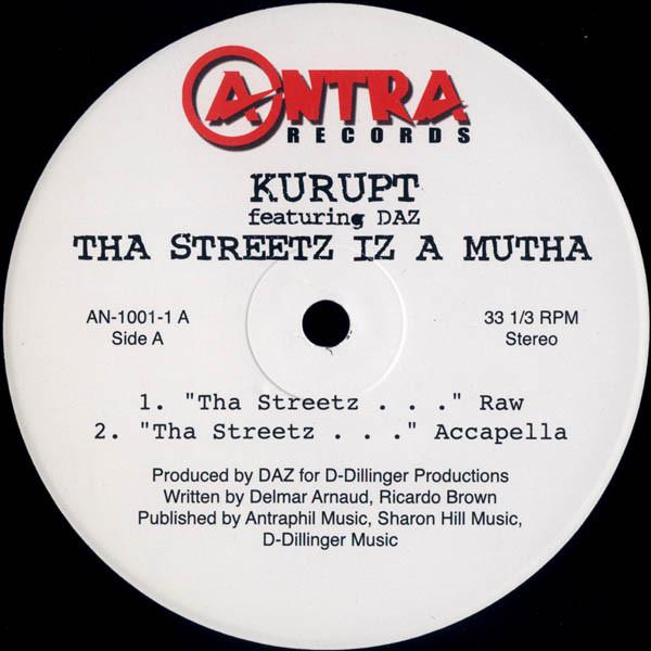 12inch Record KURUPT - Tha Streetz Iz A Mutha AN10011 Antra Records 1999 US Rap & Hip-Hop/R&B Used
12inch Record KURUPT - Tha Streetz Iz A Mutha AN10011 Antra Records 1999 US Rap & Hip-Hop/R&B Used
